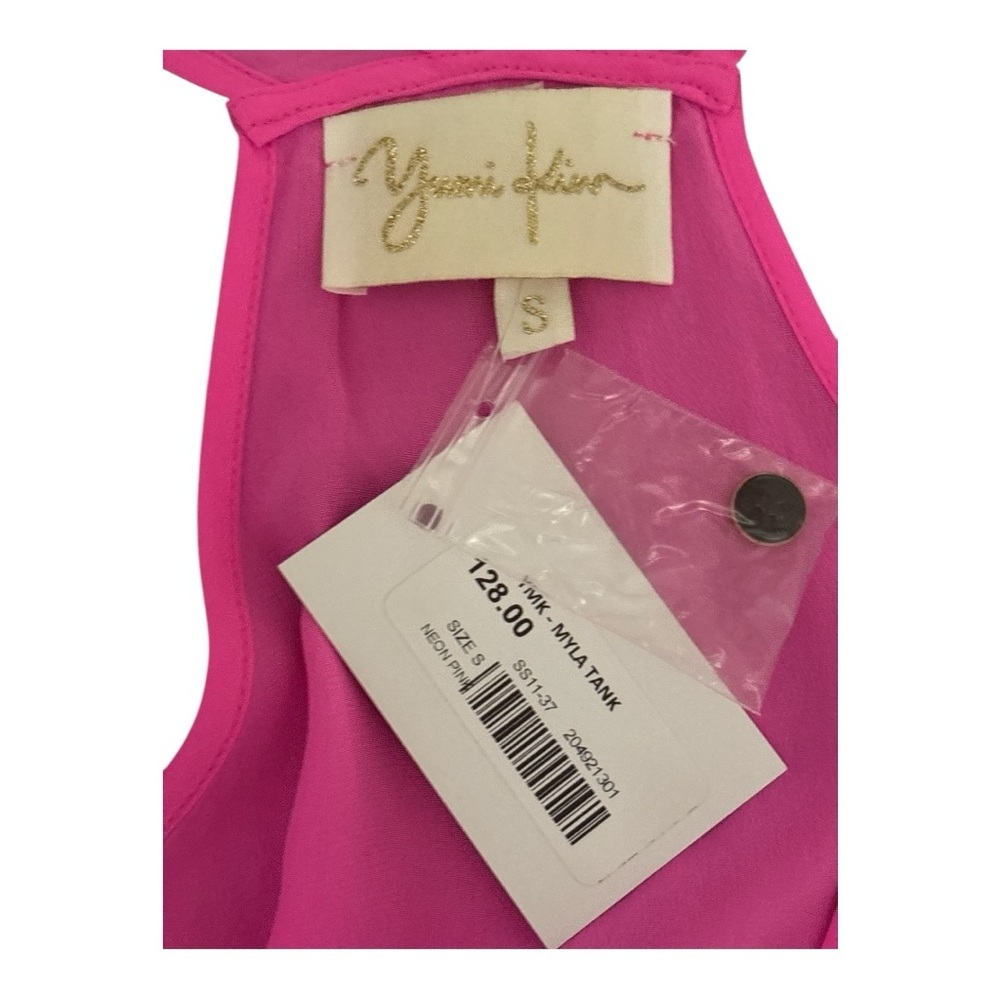 Yumi Kim Hot Pink Silk Sleeveless Backless Tank Top Size Small 
NWT  Boutique - Picture 3 of 4